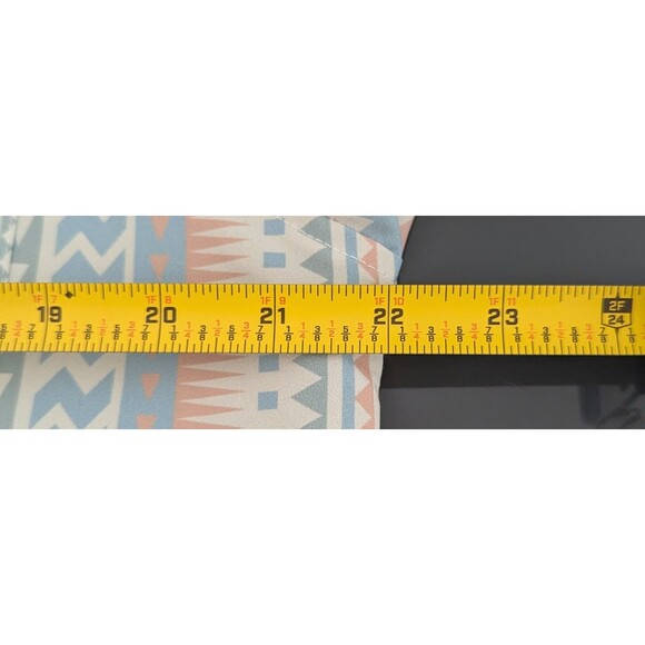 RSVLTS Aztec Pastel Down Down Shirt Men's Size Large Roosevelts Short Sleeve Top - Picture 5 of 6